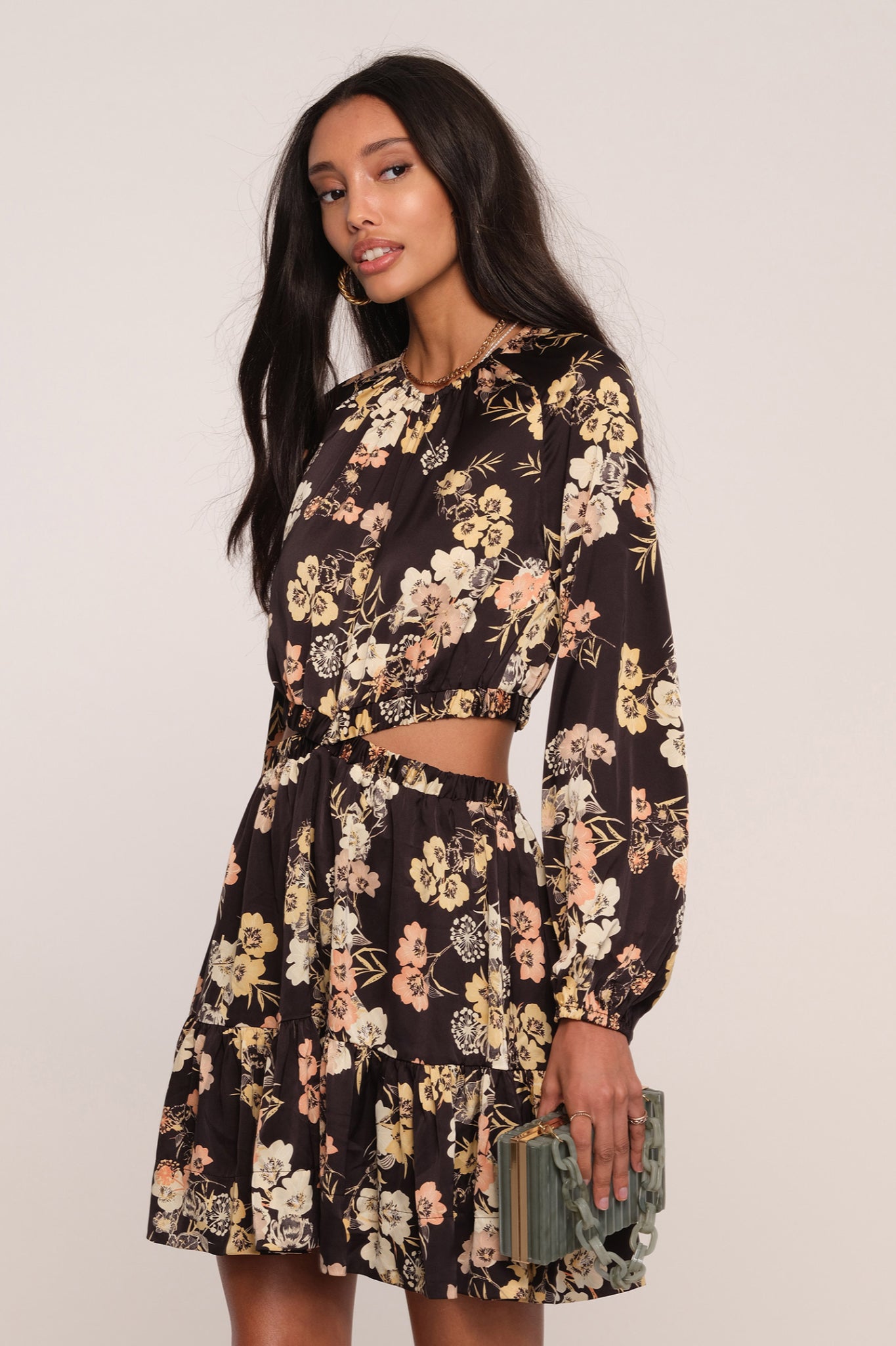 Onyx Floral Dress Onyx Floral Dress - Image 1