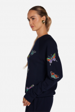 Brisk Vintage Butterfly Sweatshirt - Image 2