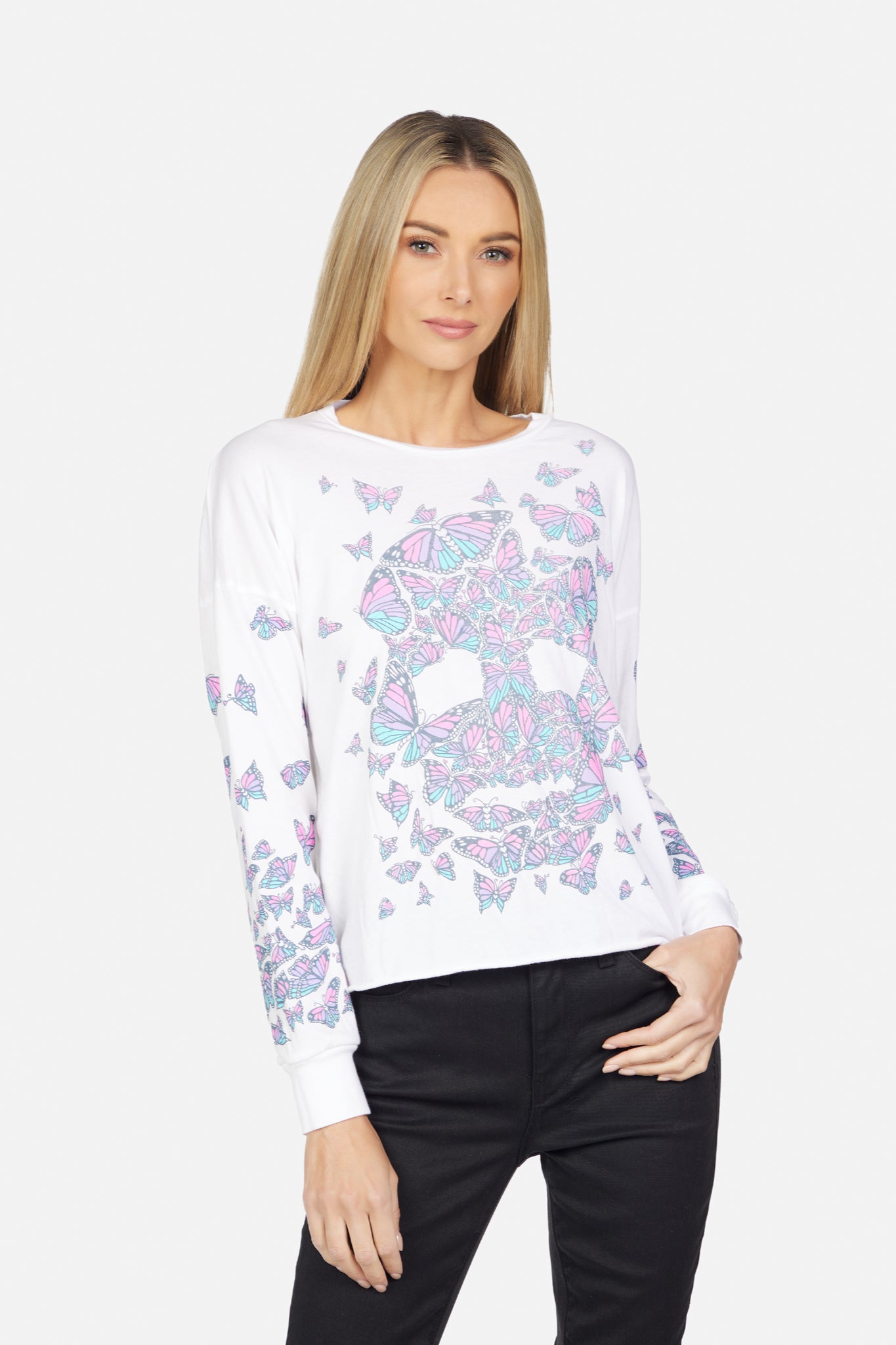 Trance Butterfly Skull Tee
