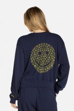 Castle Diamond Happy Face Sweat Shirt - Image 2