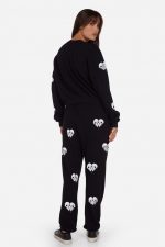 Structure Skull Heart Sweat Shirt - Image 2