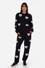 Structure Skull Heart Sweat Shirt - Image 3