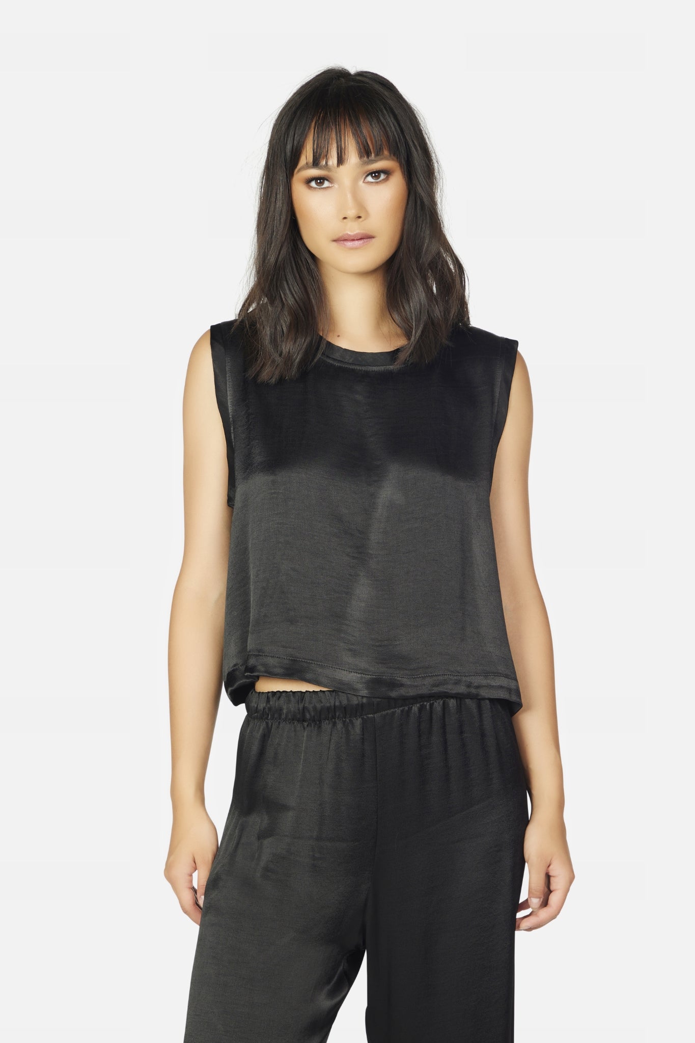 Quasar Satin Crop Tank - Image 2
