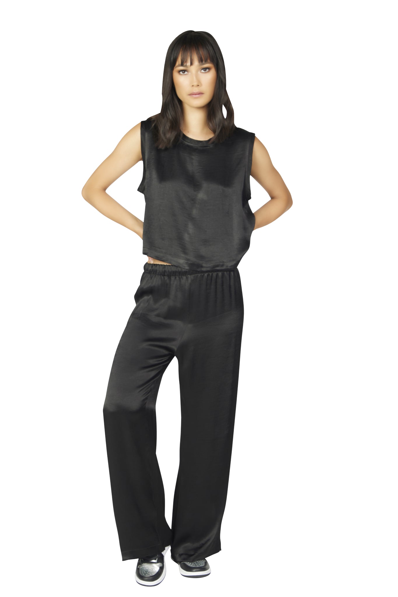 Quasar Satin Crop Tank - Image 6