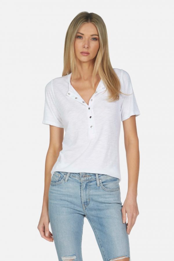 Deseo Snap Henley Tee - Image 3