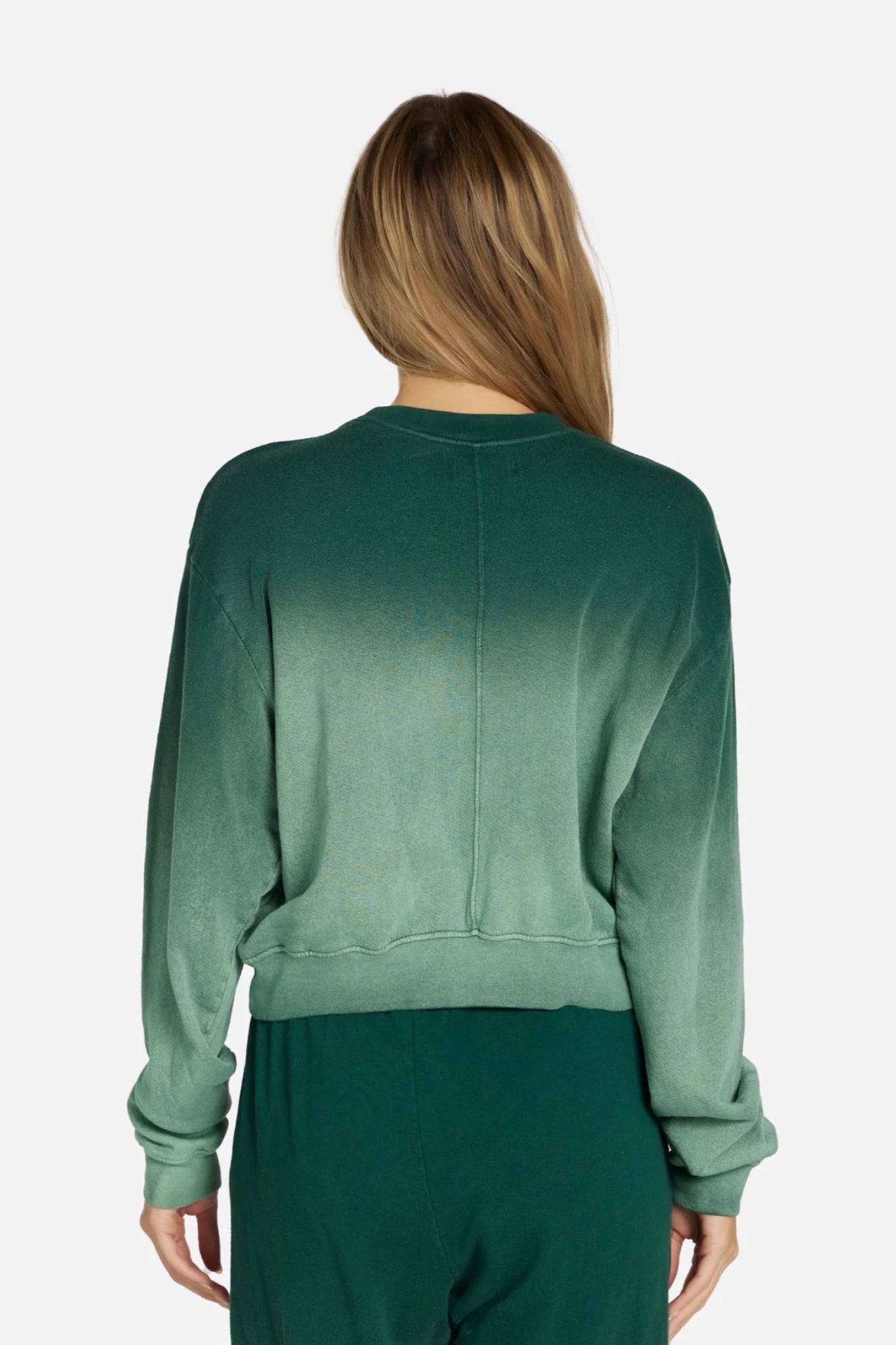 Valhalla Crop Ombre Sweatshirt - Image 2