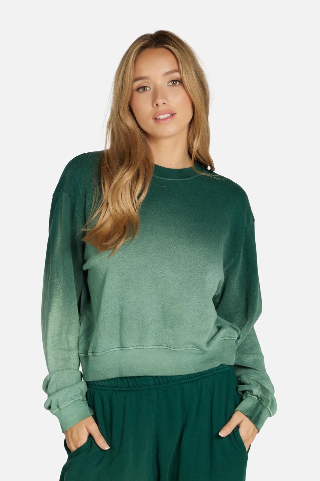 Valhalla Crop Ombre Sweatshirt - Image 3