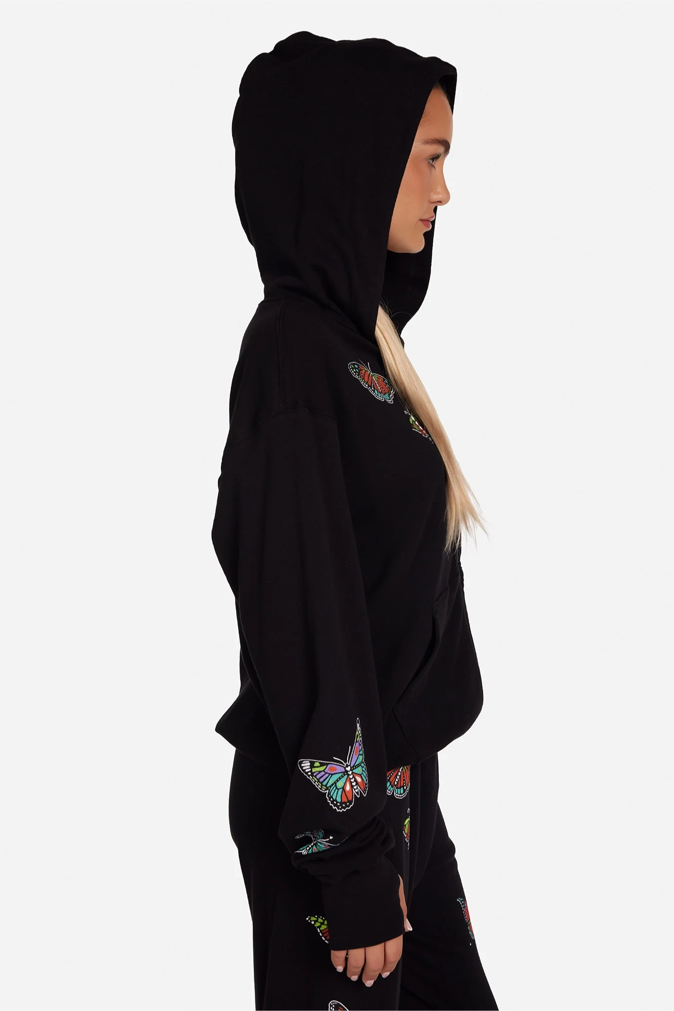 Ivory Butterfly Hoodie - Image 5