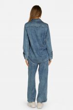 Glimmer Wide Leg Denim Pant - Image 5