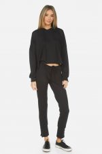 Esmeralda Side Button Hoodie - Image 2