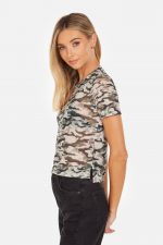 Carnation Cielo Camo Mesh Tee - Image 3