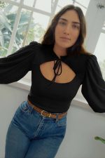 Noon Rush Smocked Tie Top - Image 2