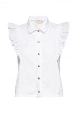 Cadencia Ruffle Button Top - Image 9