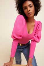 Alba Long Drama Sleeve Top - Image 4
