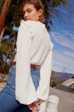 Ardore Glow Yoked Top - Image 3