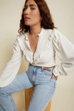 Ardore Glow Yoked Top - Image 7