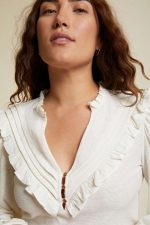 Ardore Glow Yoked Top - Image 8