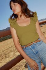Esprit Ruffled Tank - Image 3