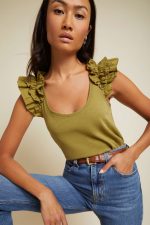 Esprit Ruffled Tank - Image 7