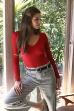 Pattern V-Neck Long Sleeve - Image 6