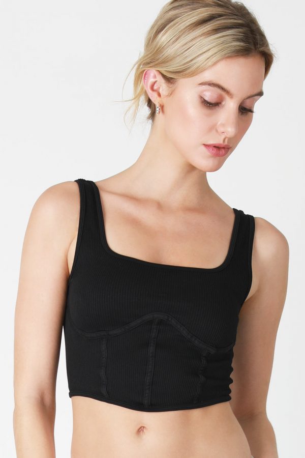 Violetta Square Neck Corset Tank - Image 2