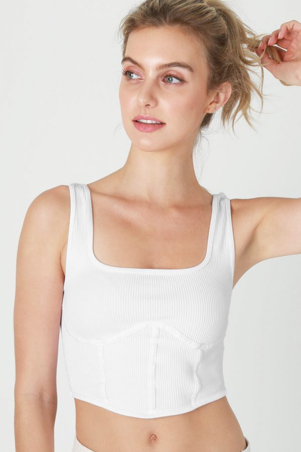 Violetta Square Neck Corset Tank - Image 3