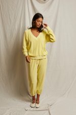 Bellezza Rush Terry V Neck Sweatshirt - Image 3