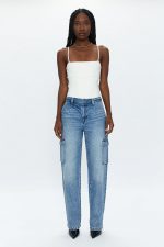 Wave Grâce Cargo Mid Rise Straight