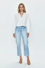 Onyx Crop High Rise Straight Jean - Image 2