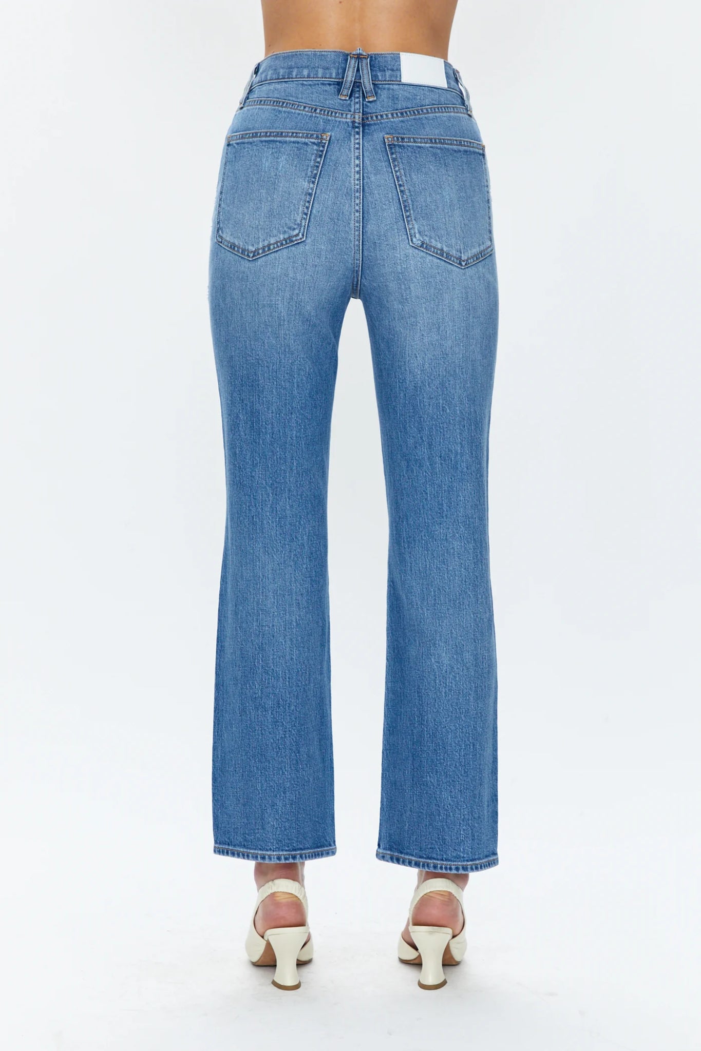 Silk Bloom High Rise Ankle Boot Cut - Image 2