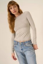 Rhythm Boat Neck Long Sleeve