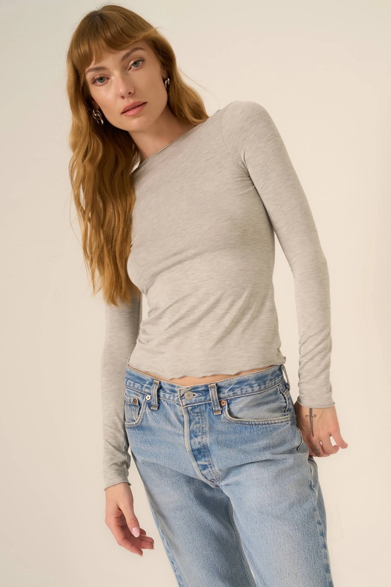 Rhythm Boat Neck Long Sleeve
