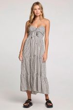Blend Pulse Halter Midi Dress