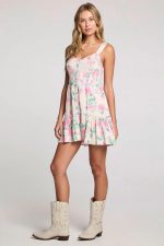 Meriggio Floral Mini Dress - Image 3