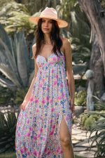 Link Calma Floral Midi Dress - Image 4