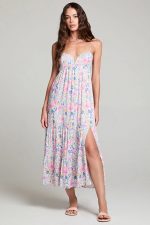 Link Calma Floral Midi Dress - Image 3