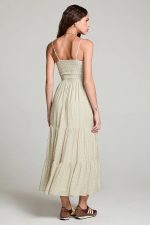 Énigme Midi Stripe Dress - Image 2