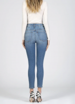 Mirage Double Button Skinny Jean - Image 3