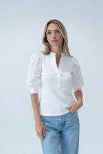 Astre Sleeve Knit Henley