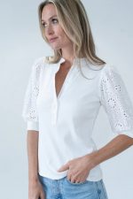Astre Sleeve Knit Henley - Image 3