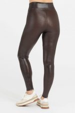 Fascino Leather Croc Shine Legging - Image 3