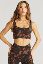 Burgundy Splatter Legging - Image 3
