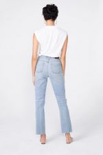 Taffetas High Rise Straight Jean - Image 2