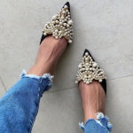Sunset Vida Pearl Embellished Heels