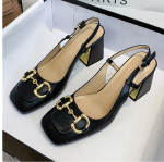 Minuit Vintage Thick Heels - Image 8