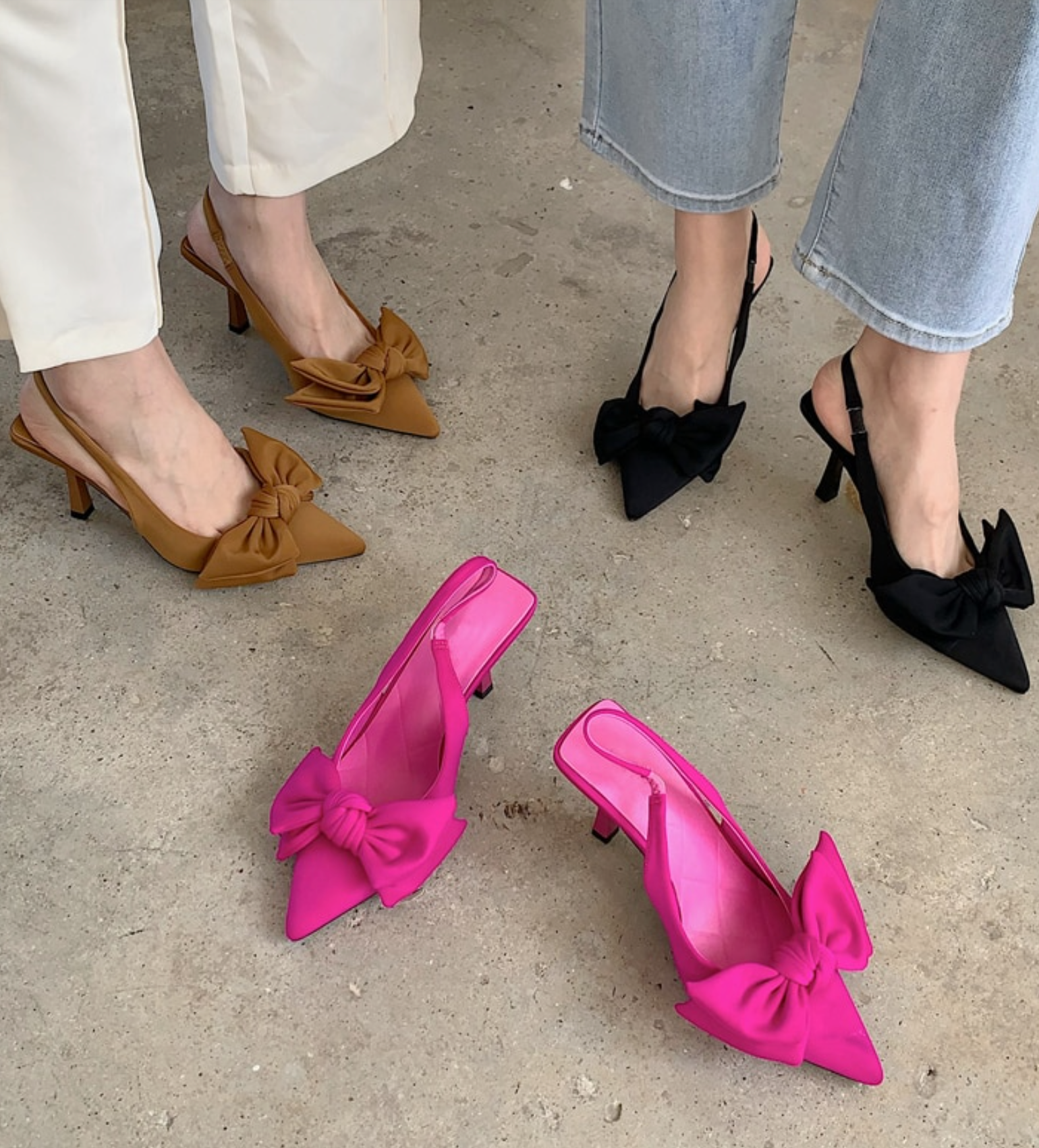 Urban Bow-Knot Pumps Urban Bow-Knot Pumps - Image 1