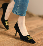 Chaleur Leather Heels