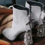 Alba Crystal Suede Heels