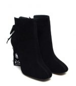 Alba Crystal Suede Heels - Image 6