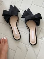 Tempest Rise Bow Slippers